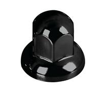 SET 40 COPRIBULLONI CAMION 33 mm Nero COPERTURA DADO RUOTE TESTA TONDA ACCIAIO