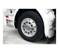 SET 40 COPRIBULLONI CAMION 33mm Nero COPERTURA DADO RUOTE TESTA PIATTA ACCIAIO