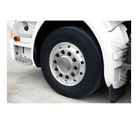 SET 40 COPRIBULLONI CAMION 33mm Nero COPERTURA DADO RUOTE TESTA PIATTA ACCIAIO