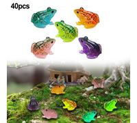 Set 40 Mini Giocattoli Rana Bagliore nel Buio per Arredamento Camera da Letto e