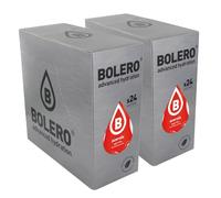 SET 48 BOLERO DA 9 grammi Acerola Preparato istantaneo polvere solubile in bustine Sticks per Bevande con Stevia e Vitamina C e Senza Zucchero ideale per fitness e diete
