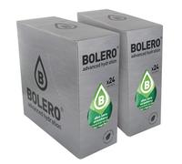 SET 48 BOLERO DA 9 grammi Aloe Vera Strawberry Preparato istantaneo polvere solubile in bustine Sticks per Bevande con Stevia e Vitamina C e Senza Zucchero ideale per fitness e diete