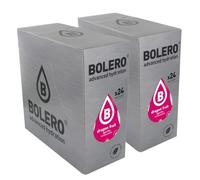 SET 48 BOLERO DA 9 grammi Dragon Fruit Preparato istantaneo polvere solubile in bustine Sticks per Bevande con Stevia e Vitamina C e Senza Zucchero ideale per fitness e diete