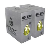 SET 48 BOLERO DA 9 grammi Kiwi Preparato istantaneo polvere solubile in bustine Sticks per Bevande con Stevia e Vitamina C e Senza Zucchero ideale per fitness e diete