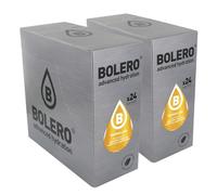 SET 48 BOLERO DA 9 grammi Lemon Pie Preparato istantaneo polvere solubile in bustine Sticks per Bevande con Stevia e Vitamina C e Senza Zucchero ideale per fitness e diete