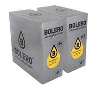 SET 48 BOLERO DA 9 grammi Lemon Tonic Preparato istantaneo polvere solubile in bustine Sticks per Bevande con Stevia e Vitamina C e Senza Zucchero ideale per fitness e diete
