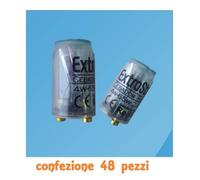 SET 48 PEZZI STARTER NEON LAMPADE AD INCANDESCENZA PLAFONIERA LAMPADA 4-65W