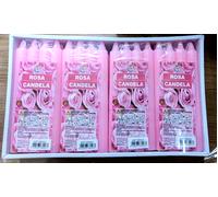 SET 48 PZ CANDELE LUNGHE PROFUMATE COLORATE LUNGHEZZA 18 CENTIMETRI AROMATERAPIA