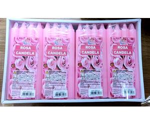 SET 48 PZ CANDELE LUNGHE PROFUMATE COLORATE LUNGHEZZA 18 CENTIMETRI AROMATERAPIA