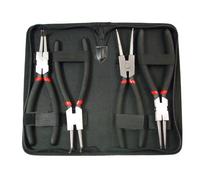 SET 4pz PINZE PER ANELLI ELASTICI INTERNI ESTERNI SEEGER 225mm PRO+ STAHLKAISER