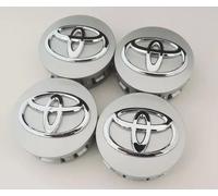 SET 4X 42603-52110 COPRICERCHIO CENTRALE TOYOTA ORIGINALE OEM COROLLA PRIUS Y...