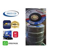 SET 5 10 30 50 DISCHI LAMELLARI ABRASIVI GRANA 40 60 80 100 120 METALLO 115 mm