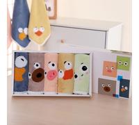 Set 5 Asciugamani in Morbido Pile di Corallo con Disegno Cartoni Animati per Neo