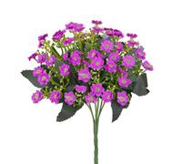 Set 5 Bouquet Artificiali di Mini Calanchoe H 30 cm