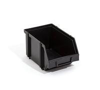 Set 5 box contenitori di stoccaggio sovrapponibili Modulbox 23 x 15 x 12,5 cm, mis.2 colore: nero