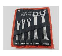 SET 5 CHIAVI ESAGONALI APERTE RACCORDI TUBI FRENI 8X10 9X11 10X12 14X17 17x19