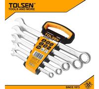 SET 5 CHIAVI ESAGONALI COMBINATE CR-V 8-19mm DIN 3113 TOLSEN 15886