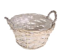 Set 5 Ciotole in Vimini con Manici H 11 cm