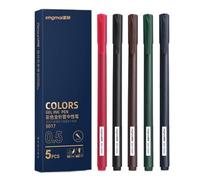 Set - 5 Colors Quick Drying, Vibrant Colored Set | Scrapbooking Diary Writing For Students Adults Drawing Journaling Art Creative Projects