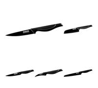 Set 5 coltelli a lama nera