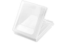 Set 5 Custodie Protettive Trasparenti per Cartucce Gioco, Case Antipolvere in Plastica, Scatole di Immagazzinaggio Multiuso per Piccoli Oggetti, Viti e Cancelleria