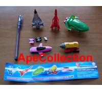 SET 5 Modelli VEICOLI THUNDERBIRDS PART 1 Bandai Gasha THUNDERBIRD 1 2 3 MOLE