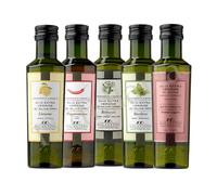 Set 5 Oli Extra Vergine di Oliva 100% Italiano 5x100ml | Estratto a Freddo | Peperoncino, Basilico, Limone, Affiorato, Beltocco | Condimento Gourmet | 13 di Ilaria