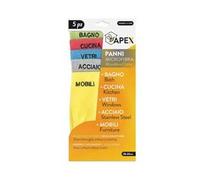 Set 5 Panni Microfibra con Destinazioni D'Uso 38 CMX30 Apex 6 Pezzi