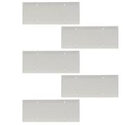 Set 5 pezzi - Coperchio Rettangolare 7 Posti 21x8,5cm con Viti Protezione IP40 Scatola Incasso 506/7