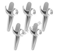 Set 5 pezzi Scaldasciugamani - Gancio Scaldasalviette Universale Portasciugamani per Asciugamani da bagno - colore cromo