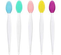 Set 5 Pezzi Spazzola Esfoliante in Silicone per Labbra Mini Scrub Strumento per Scrubber