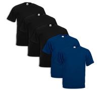 Set 5 Pezzi T-Shirt FRUIT OF THE LOOM 100 % Cotone Tg - Colori ASSORTITI