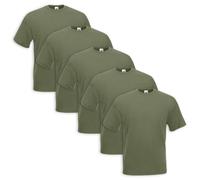 Set 5 Pezzi T-Shirt FRUIT OF THE LOOM 100 % Cotone Tg - Colori ASSORTITI