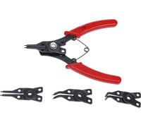 SET 5 PINZE PER ANELLI ELASTICI INTERNI ESTERNI 160mm DRITTE ANGOLO 45° 90°