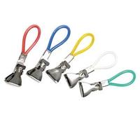 Set 5 Porta Strofinacci a Pinzetta Doppio Scatto Metaltex 6 Pezzi