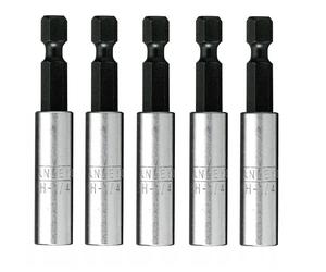 Set 5 portainserti magnetici esagonali 75 mm Stanley 0-68-732