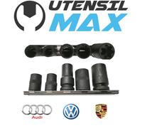 SET 5 PZ. BUSSOLE SPECIALI PER PINZE FRENI PER PORSCHE & VAG SU GUIDA METALLICA