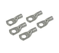 Set 5 pz capicorda da graffare in rame stagnato - sezione 16 mm² - foro 8 mm