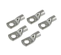 Set 5 pz capicorda da graffare in rame stagnato - sezione 35 mm² - foro 10 mm