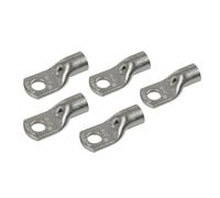 Set 5 pz capicorda da graffare in rame stagnato - sezione 35 mm² - foro 8 mm