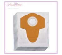 Set 5 Sacchetti Filtro 40 Litri Per Aspirapolvere Secco / umido Einhell
