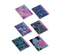 Set 5 Quadernoni Seven Girl 7.1 a Quadretti 4mm con +30% di Fogli da 100gr