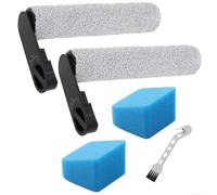 Set 5 Rullo e Filtro per JONR per s20 Pro Lavapavimenti Set 5 | Microfibra per alta densità, protegge pavimenti delicati, operazione silenziosa, kit completo 5 pezzi