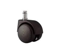 Ruote per sedie Unisit - diametro 11mm lunghezza 23mm -nero - ACCRUC5 (conf.5)