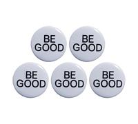 Set 5 spille per buone azioni Set spille per badge sicurezza per decorazioni per cappelli e notebook dello zaino Bottoni a spilla Be Good