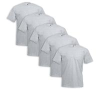 Set 5 T-Shirt FRUIT OF THE LOOM Cotone Original Vari Colori