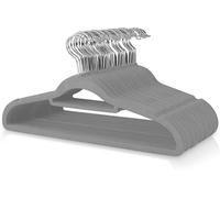 SET 50 GRUCCE APPENDIABITI VELLUTO NERE GRIGIE BEIGE ANTISCIVOLO SALVASPAZIO