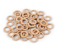 LJUR Set 50 Pezzi Guarnizione In Salpa Ø 10.5X17x2 Mm