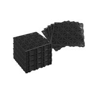 Set 50 Piastrelle a Incastro - Antiscivolo e Drenanti 29,5x29,5 cm