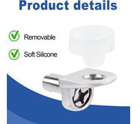 Set 50 picchetti per mensole in metallo premium 5 mm per ricambio mobile cucina